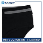 Burlington Men's Cotton Bikini Brief 3 pieces in a pack GTMBSG1