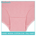 Biofresh Ladies' Antimicrobial Modal Cotton Full Panty 3 pieces in a pack ULPRG1101