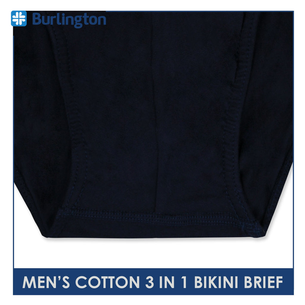 Burlington Men's Cotton Bikini Brief 3 pieces in a pack GTMBSG1