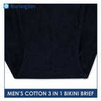 Burlington Men's Cotton Bikini Brief 3 pieces in a pack GTMBSG1