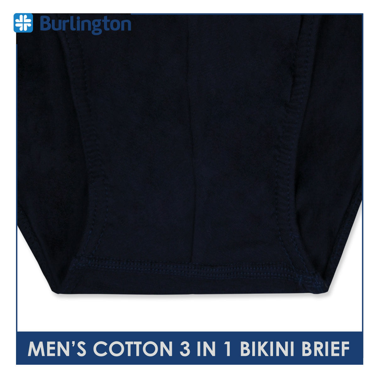 Burlington Men's Cotton Bikini Brief 3 pieces in a pack GTMBSG1