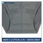 Burlington Men's Cotton Bikini Brief 3 pieces in a pack GTMBSG1