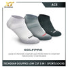Burlington Men's Techgear Golf Pro Thick Sports Low Cut Socks 3 pairs in a pack OTGMGVG1