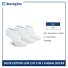 Burlington Children's Cotton Lite Casual Low Cut Socks 3 pairs in a pack BBCKG26
