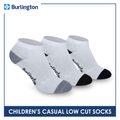 Burlington Children's Cotton Ankle Lite Casual Socks 3 pairs in a pack BGCS1 (Limited Time Offer) (6657215070313)