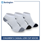 Burlington Children's Cotton Ankle Lite Casual Socks 3 pairs in a pack BGCS1 (Limited Time Offer) (6657215070313)