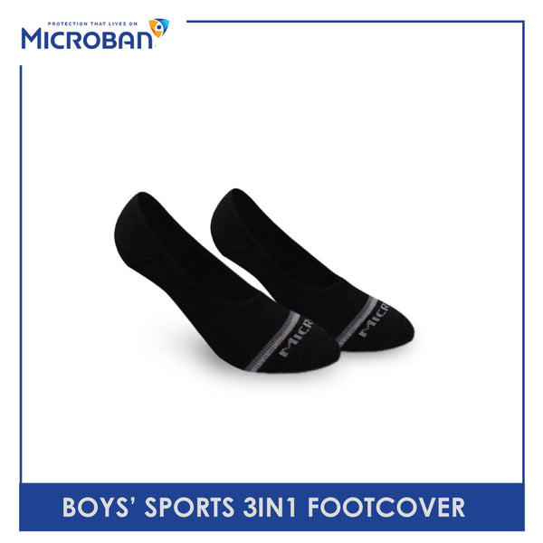 Microban Boys' Cotton Thick Sports Foot Cover 3 pairs in a pack VBSFG7