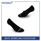 Microban Boys' Cotton Thick Sports Foot Cover 3 pairs in a pack VBSFG7