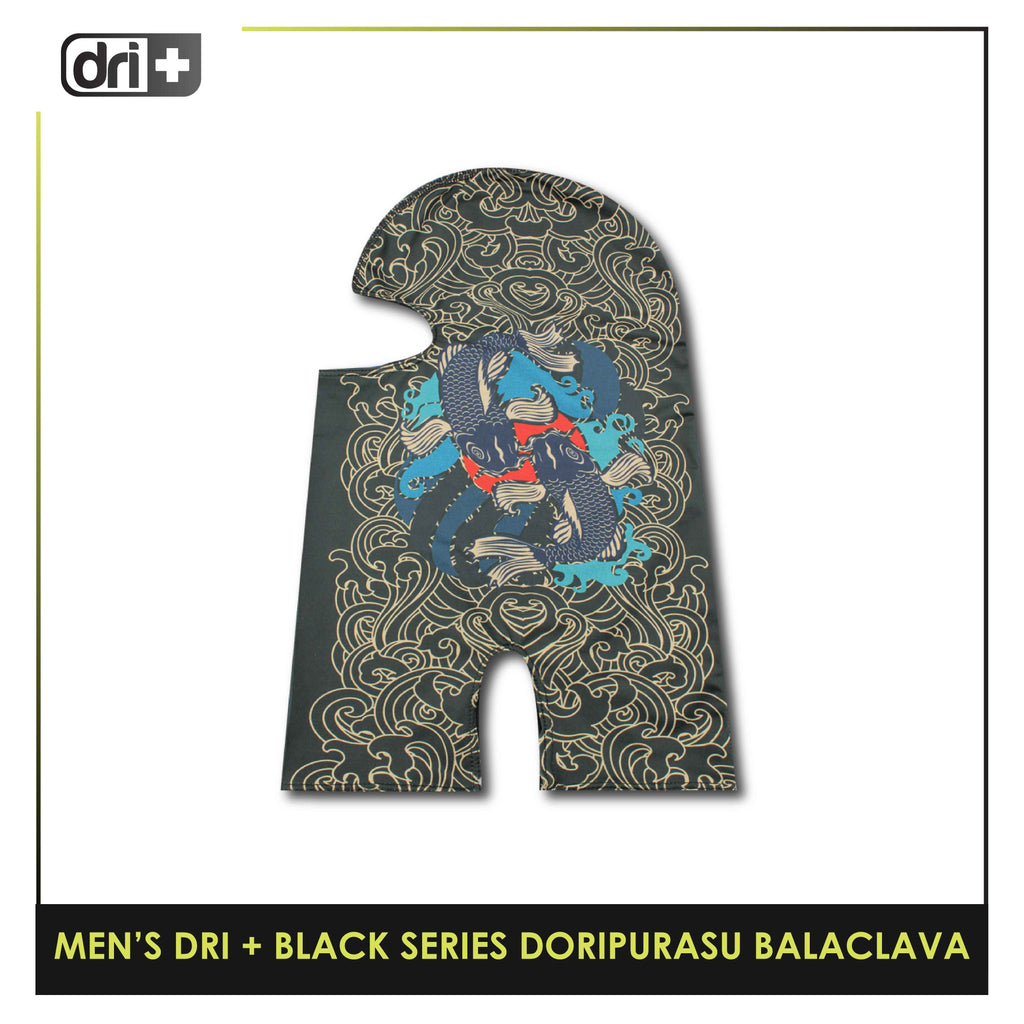 Dri Plus Men's Black Series Washable Multi-Functional Moisture Wicking Balaclava 1 piece DMGRAPBALA1202 (Limited Edition)