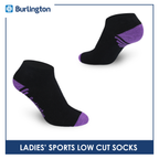 Burlington Ladies' Cotton Low cut Thick Sports Socks 3 pairs in a pack BLSS03 (Limited Time Offer) (6657183219817)