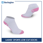 Burlington Ladies' Cotton Low cut Thick Sports Socks 3 pairs in a pack BLSS03 (Limited Time Offer) (6657183219817)