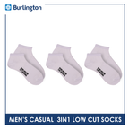 Burlington Men's OVERRUNS Cotton Lite Casual Socks 3 pairs in a pack BMCCO1 (6672043966569)