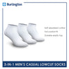 Burlington Men's Cotton Low Cut 3 pairs in a pack Thin Casual Socks BMCKG17