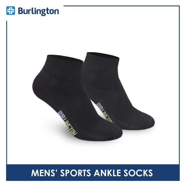 Burlington Men's Cotton Ankle Lite Casual Socks 3 pairs in a pack BMCS02 (Limited Time Offer) (6657272873065)