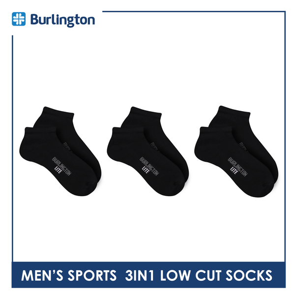 Burlington Ladies' OVERRUNS Cotton Thick Sports Socks 3 pairs in a pack BLSCO1 (6671261007977)