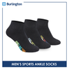 Burlington Men's Cotton Ankle Thick Sports Socks 3 pairs in a pack BMSS03 (Limited Time Offer)