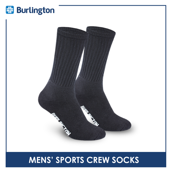 Burlington Men's Cotton Crew Thick Sports Socks 3 pairs in a pack BMSS04 (Limited Time Offer) (6657272676457)