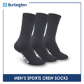 Burlington Men's Cotton Crew Thick Sports Socks 3 pairs in a pack BMSS04 (Limited Time Offer) (6657272676457)
