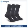 Burlington Men's Cotton Crew Thick Sports Socks 3 pairs in a pack BMSS04 (Limited Time Offer)