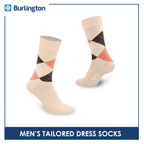 Burlington Men's Tailored Dress Crew Socks 1 Pair BMT1201