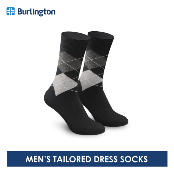 Burlington Men's Tailored Dress Crew Socks 1 pair BMT1402