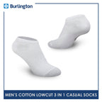 Burlington 140 Men's Cotton Low Cut Casual Socks 3 pairs in a pack (4357851447401)