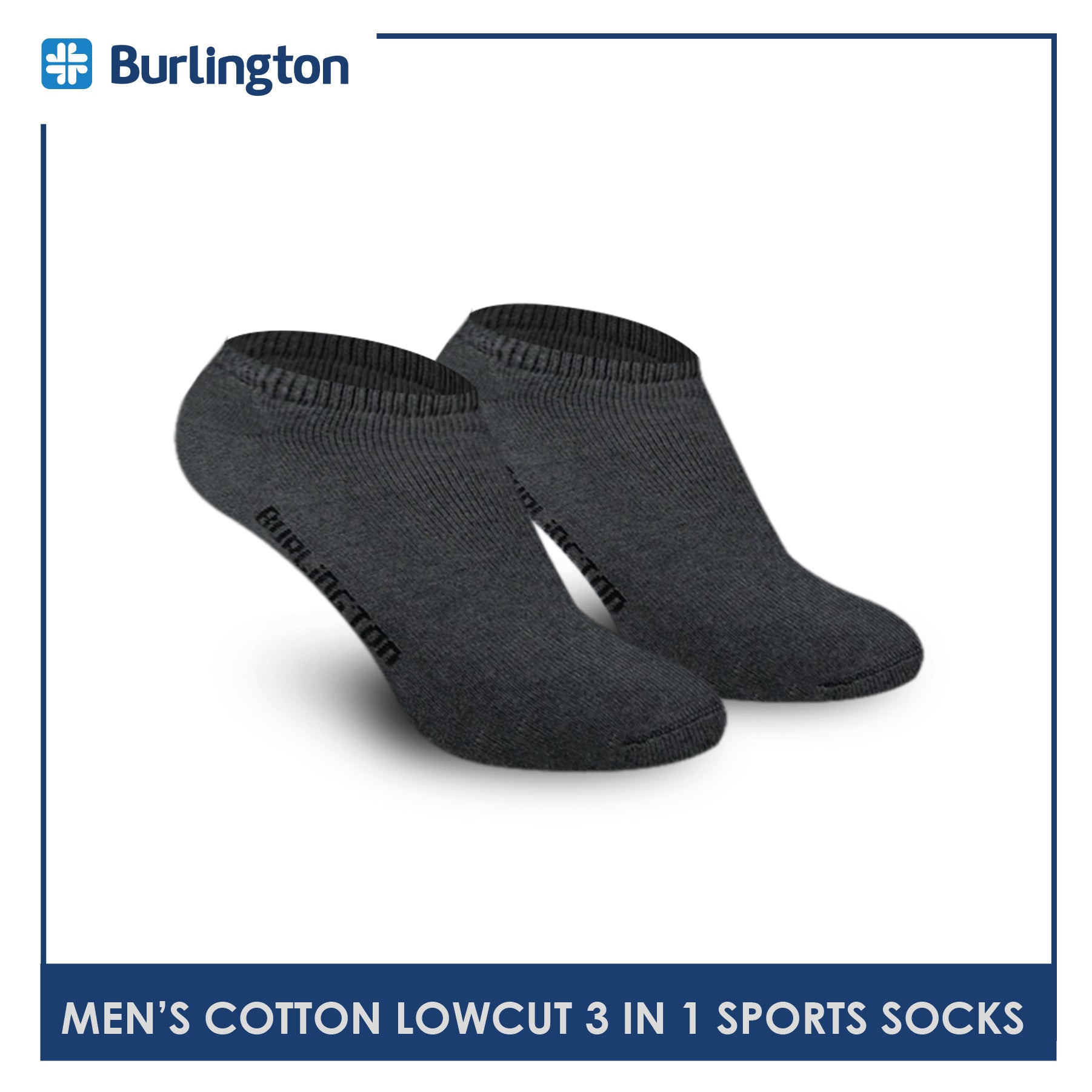 3 pairs Thick Everyday Low Cut Socks for Men