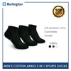 Burlington Men's Cotton Thick Sports Socks 3 pairs in a pack 0222