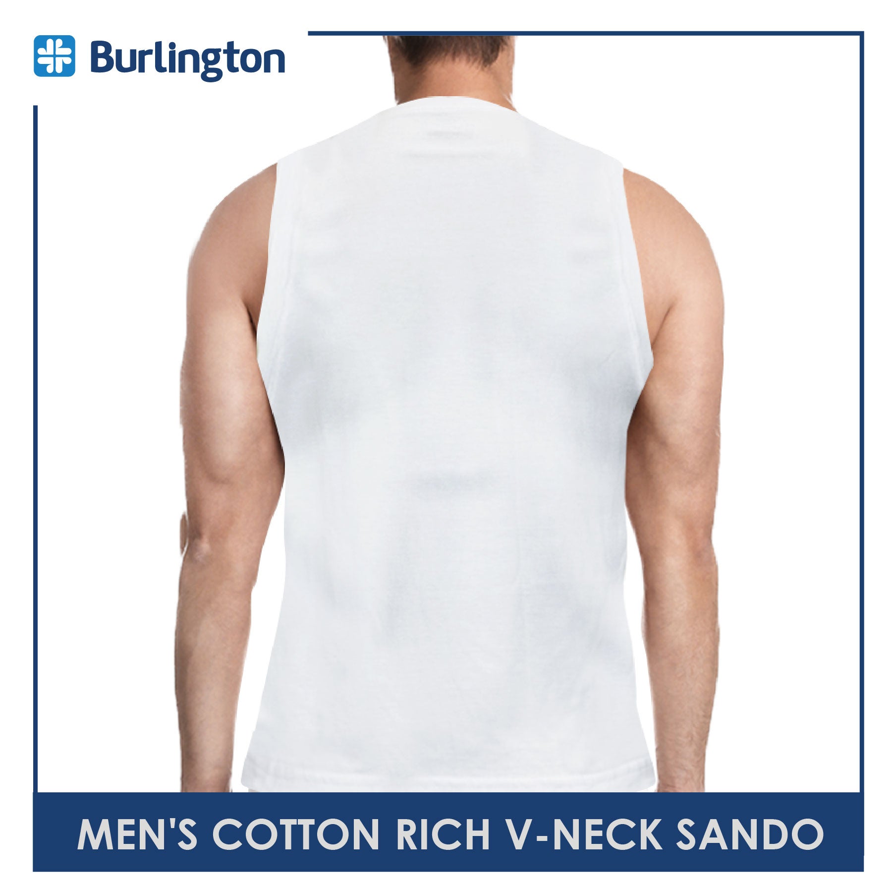 Men's V-neck Sando  Sleeveless Shirts for Men