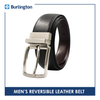 Burlington Men's Reversible Genuine Leather Belt 1 Piece JMLR2104