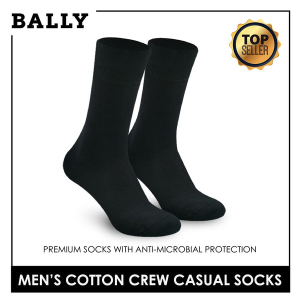 Bally YMCK10 Men's Cotton Crew Casual Socks 1 pair (4700376268905)