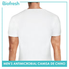 Biofresh Men's Antimicrobial Camisa De Chino Short Sleeves UMSC1 (4882350080105)