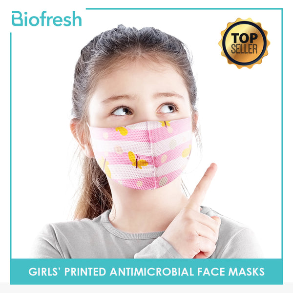 Biofresh RGSMASK Girl Children's Washable Anti-Microbial Face Masks 1 Piece (4756411482217)