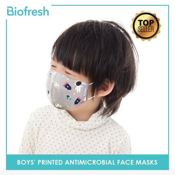 Biofresh RBSMASK Boy Children's Washable Anti-Microbial Face Masks 1 Piece (4756410073193)