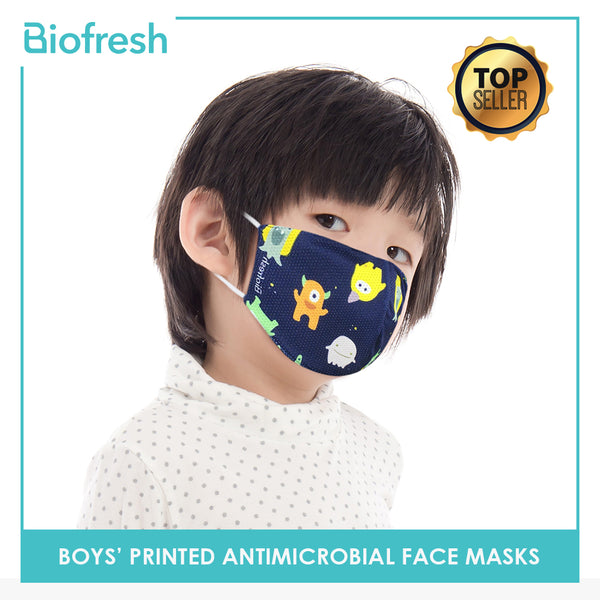 Biofresh RBSMASK Boy Children's Washable Anti-Microbial Face Masks 1 Piece (4756410073193)