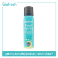 Biofresh BMFSS01 Men's Antimicrobial Foot Spray 1 pc (4369264705641)