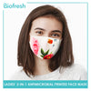 Biofresh RLSMASK  Ladies' Washable Anti-Microbial Printed Face Mask 3 pcs in a pack