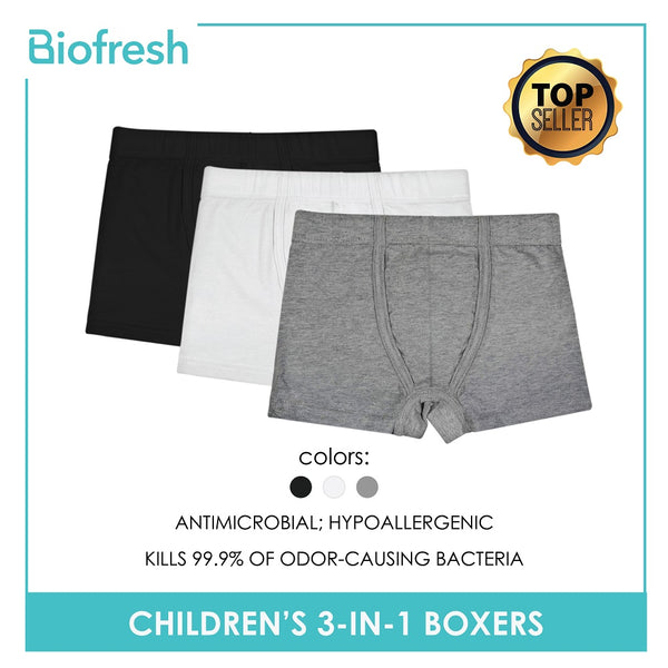 Biofresh UCBBG7 Children's Boxer Brief 3 pieces in a pack (4776126021737)