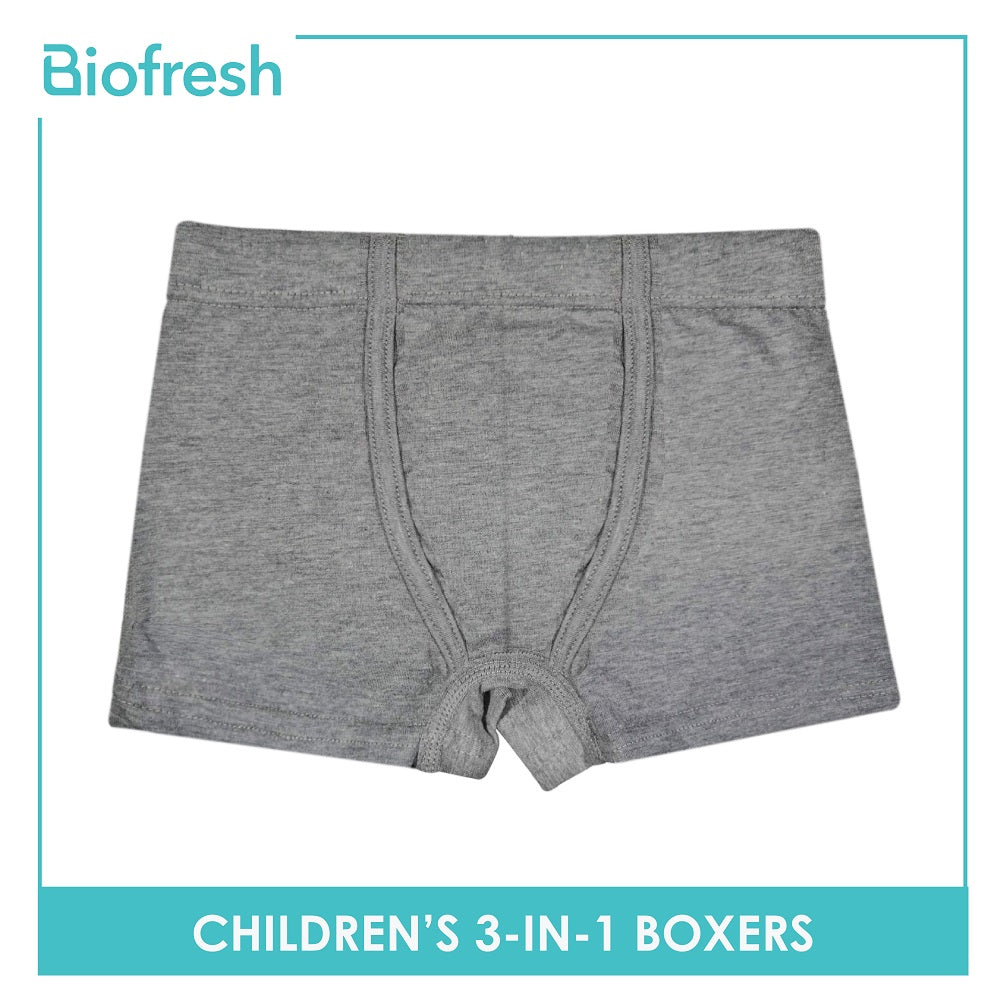 Organic Cotton Ribbed Boys Boxer Briefs (3 pack) - Begbie Kids
