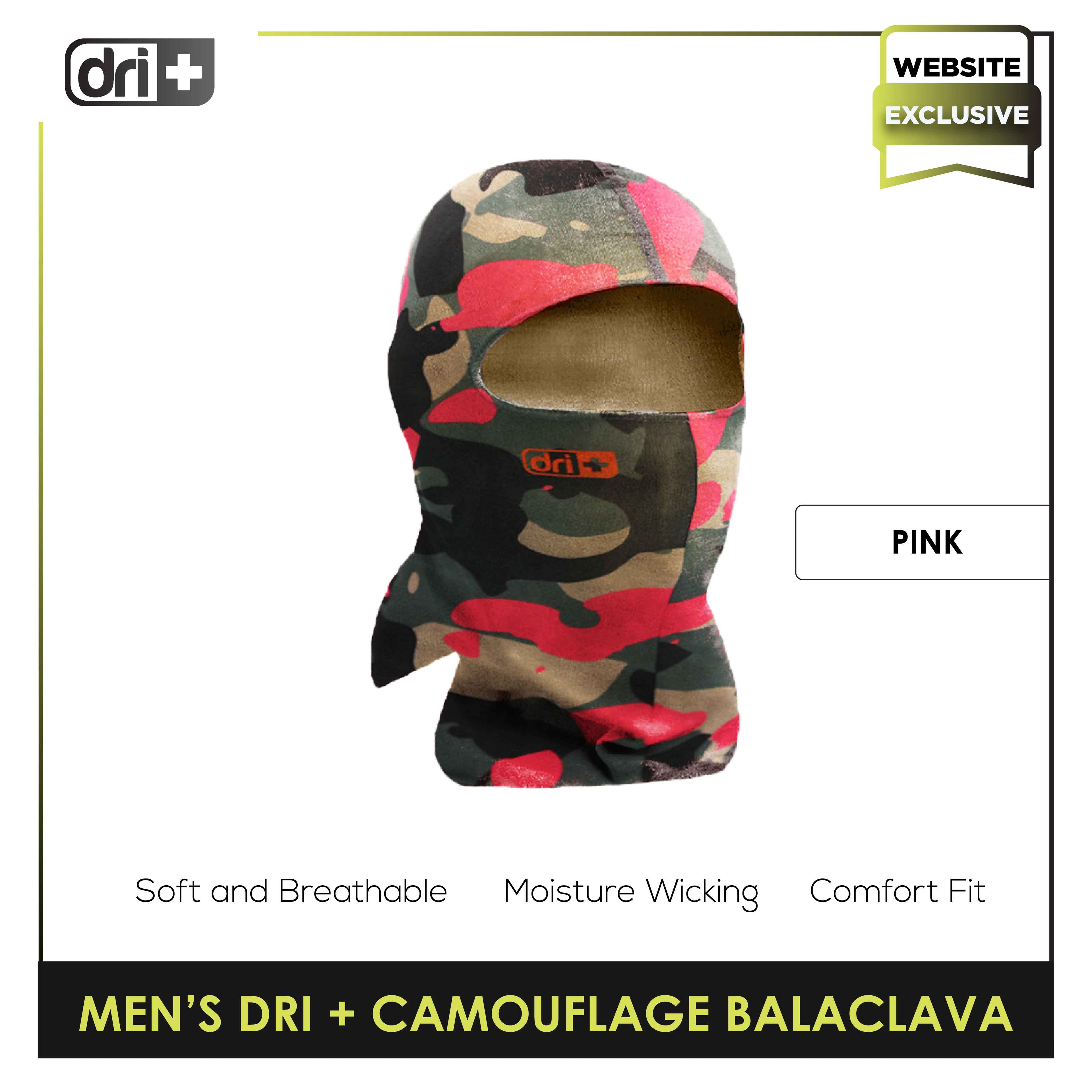 Dri Plus Men's Camou Series Washable Multi-Functional Moisture Wicking Balaclava 1 pc (limited edition) DMCAMOBALA1201 (6621076127849)