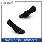 Microban Boys' Cotton Thick Sports Foot Cover 3 pairs in a pack VBSFG7