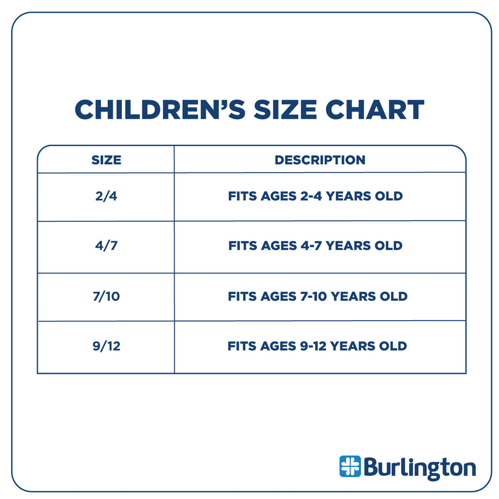 Burlington Children's Cotton Lite Thin Casual Knee High Socks 3 pairs in a pack 5605GP