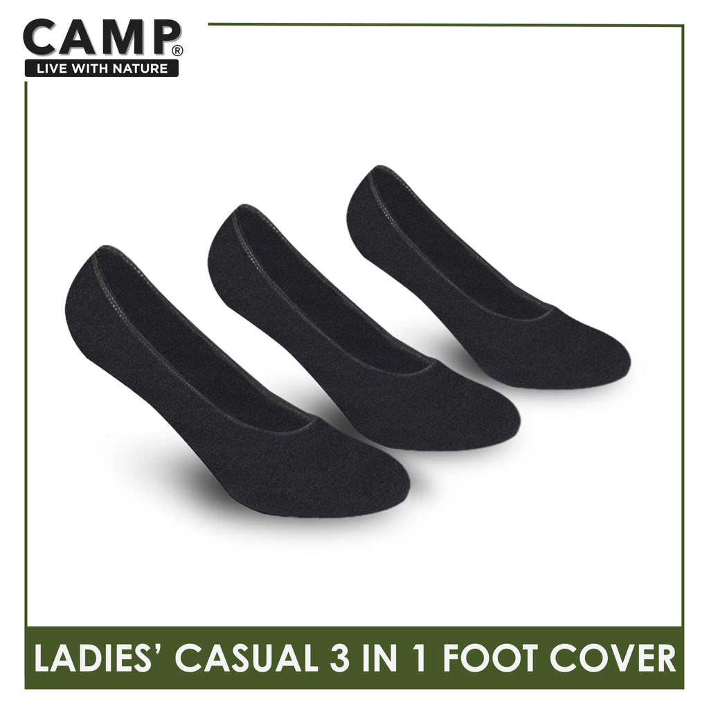 Camp Ladies’ Lite Thin Casual Foot Cover 3 pairs in a pack CLCFG1