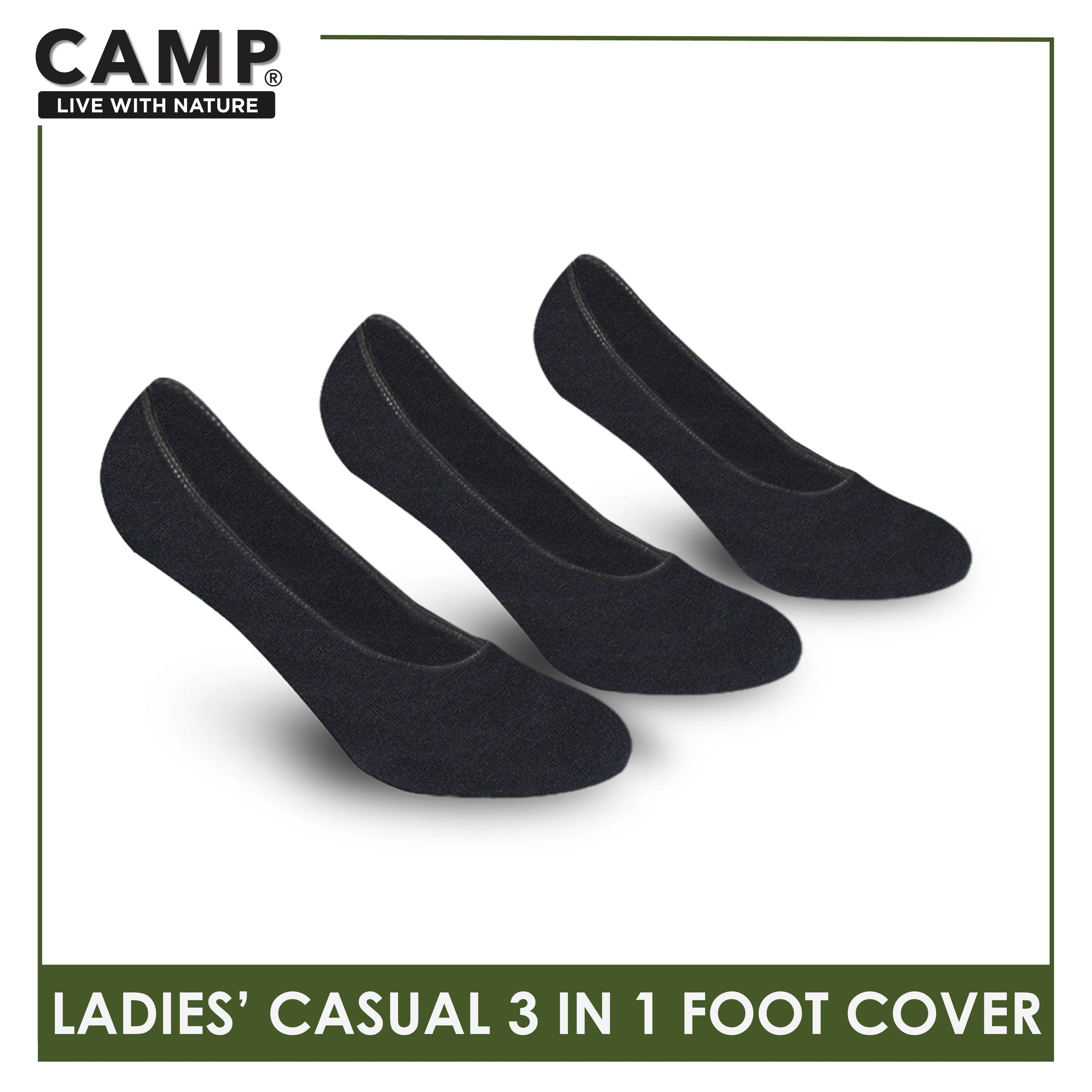 Camp Ladies’ Lite Thin Casual Foot Cover 3 pairs in a pack CLCFG1