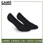 Camp Ladies’ Lite Thin Casual Foot Cover 3 pairs in a pack CLCFG1