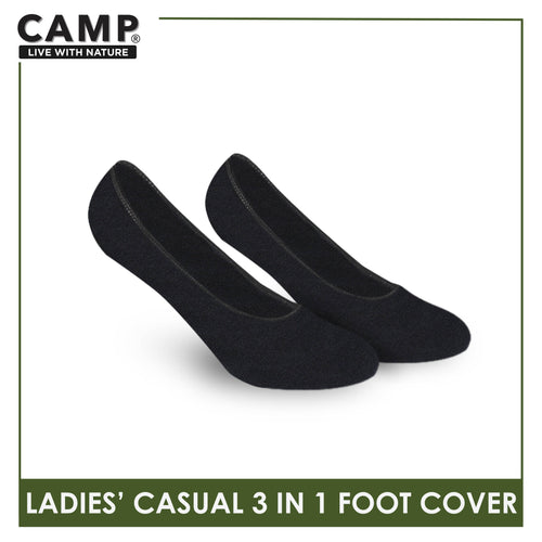 Camp Ladies’ Lite Thin Casual Foot Cover 3 pairs in a pack CLCFG1