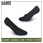 Camp Ladies’ Lite Thin Casual Foot Cover 3 pairs in a pack CLCFG1