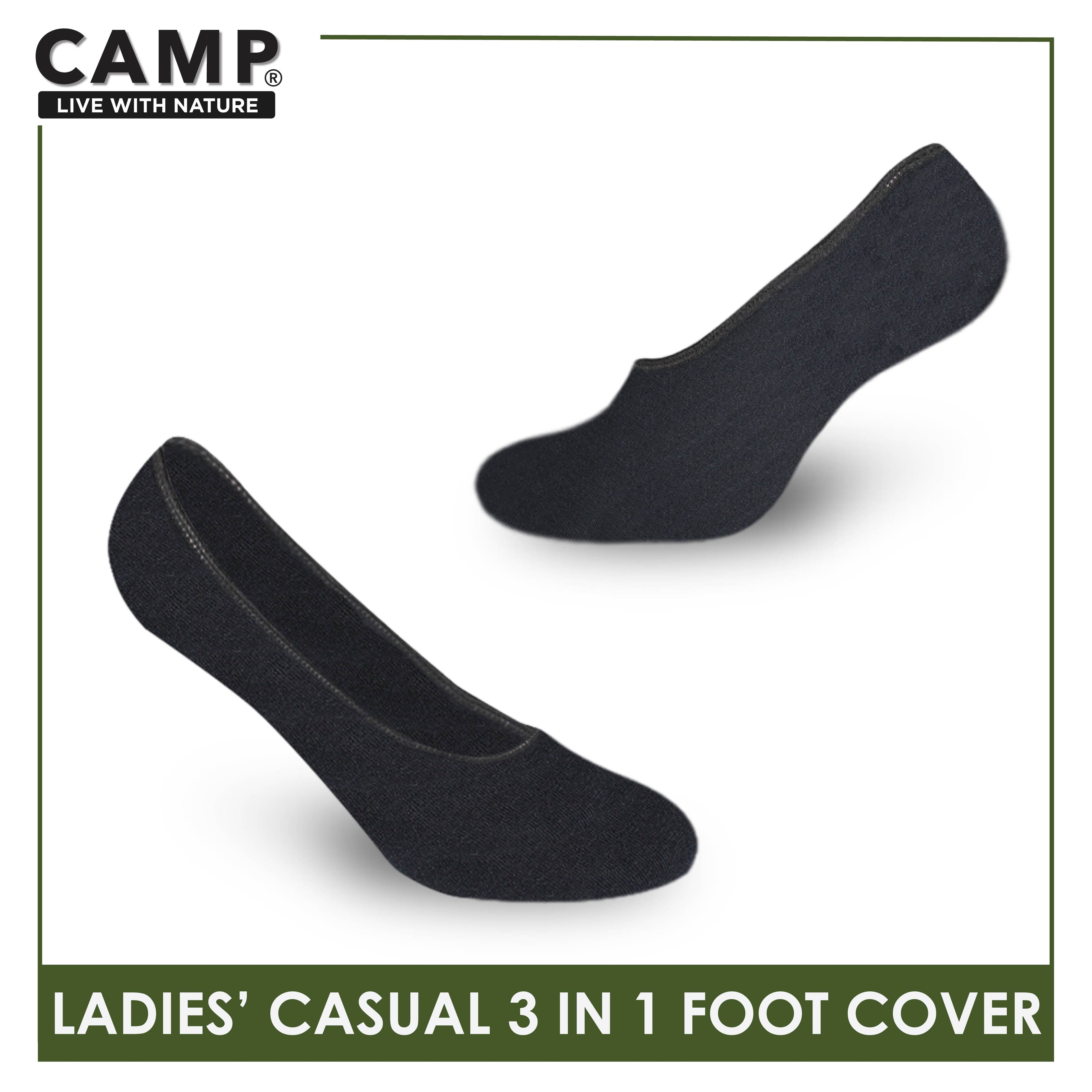 Camp Ladies’ Lite Thin Casual Foot Cover 3 pairs in a pack CLCFG1