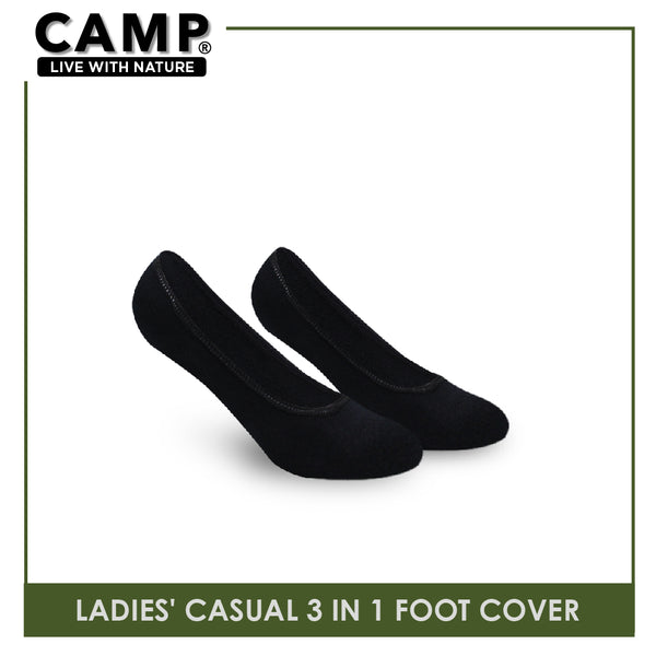Camp Ladies' Lite Casual Foot Cover 3 pairs in a pack CLCFG2