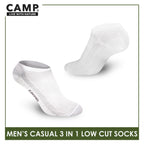 Camp Men's Cotton Lite Thin Casual Low Cut Socks 3 pairs in a pack CMC0